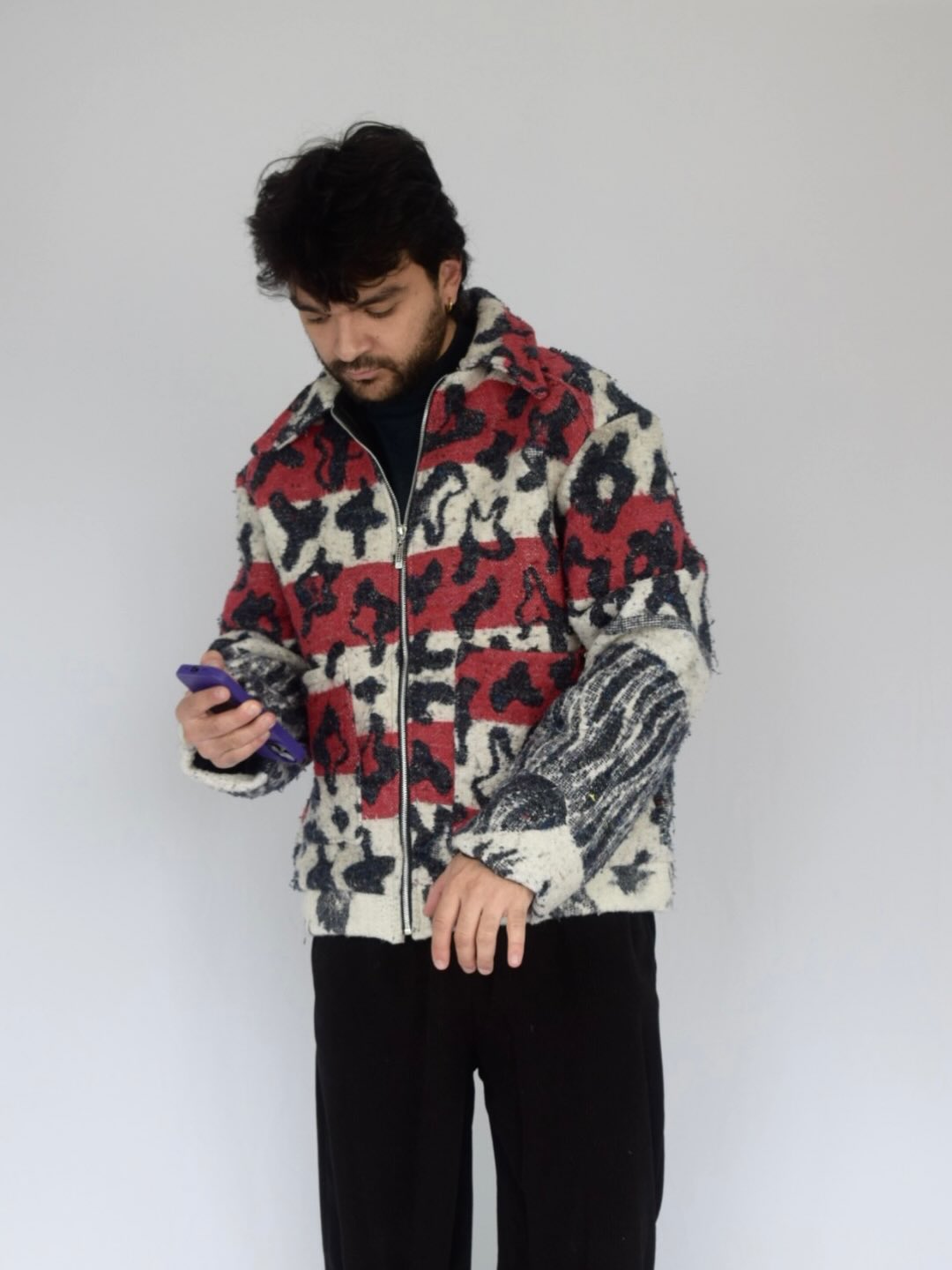 Chaqueta tigre roja