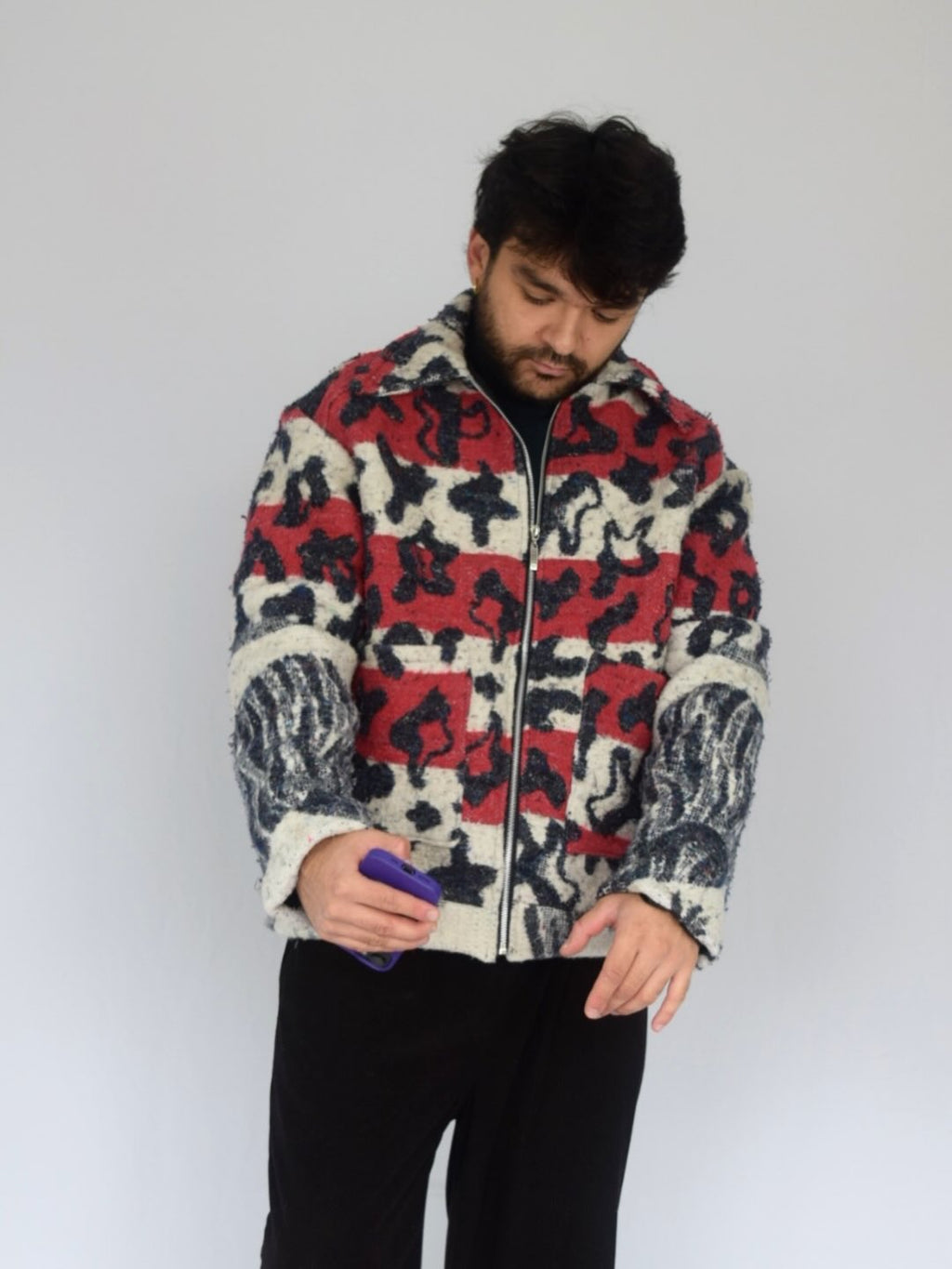 Chaqueta tigre roja