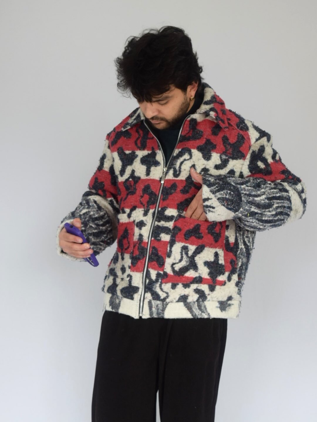 Chaqueta tigre roja