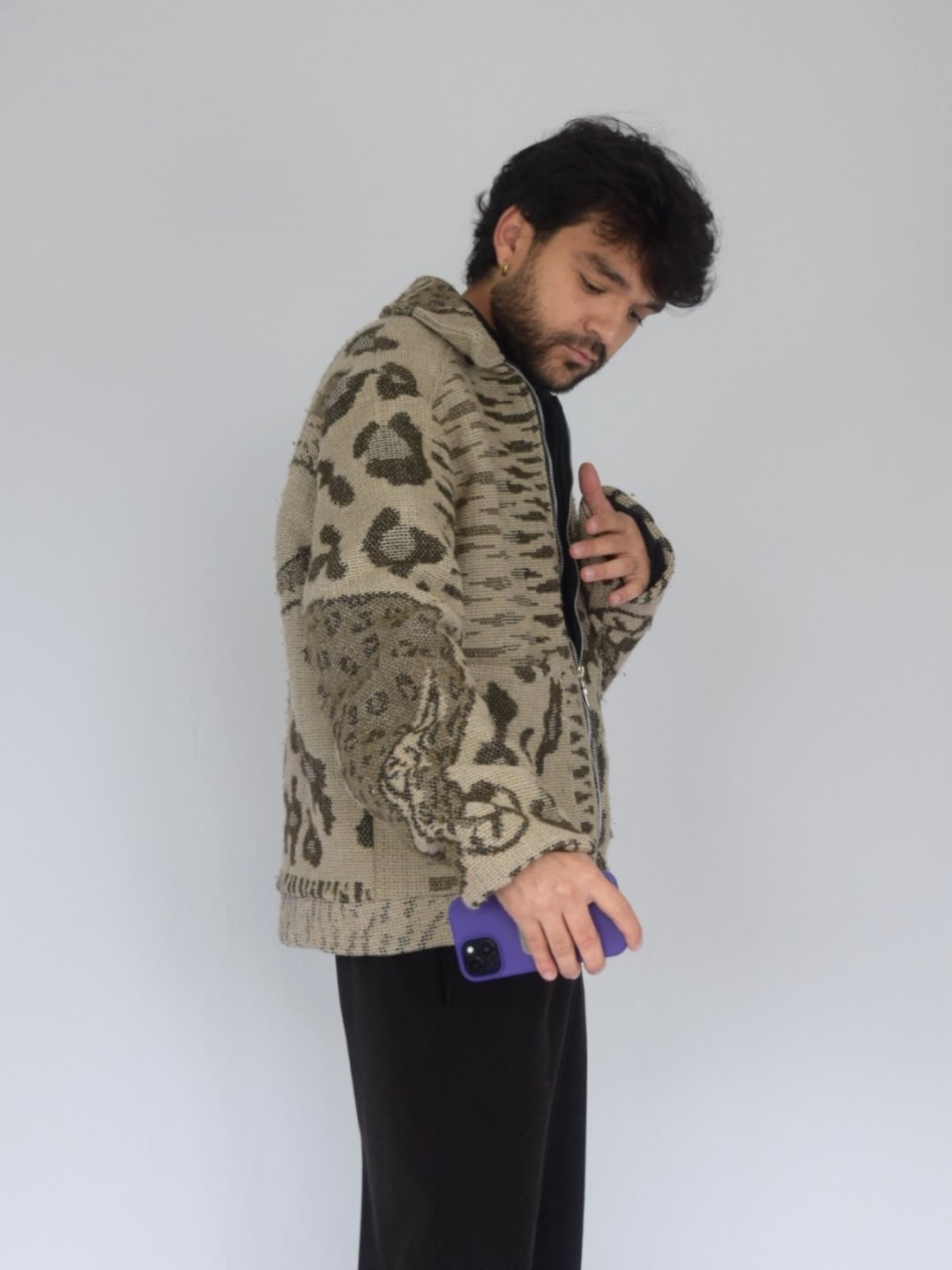 chaqueta 4 tigres café