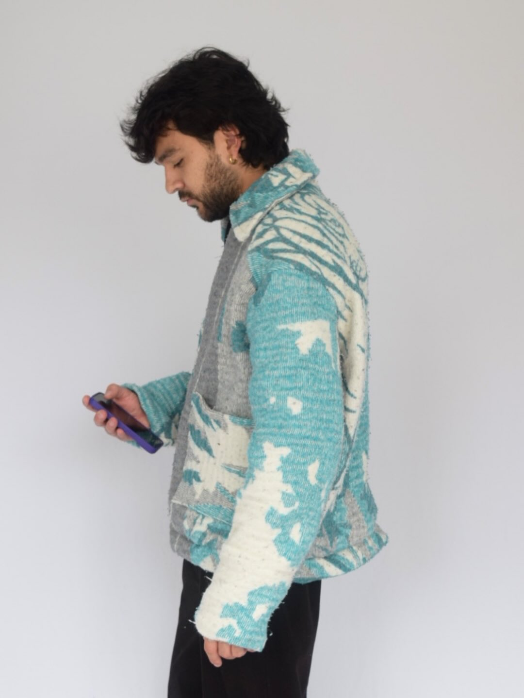 chaqueta 4 tigres azul
