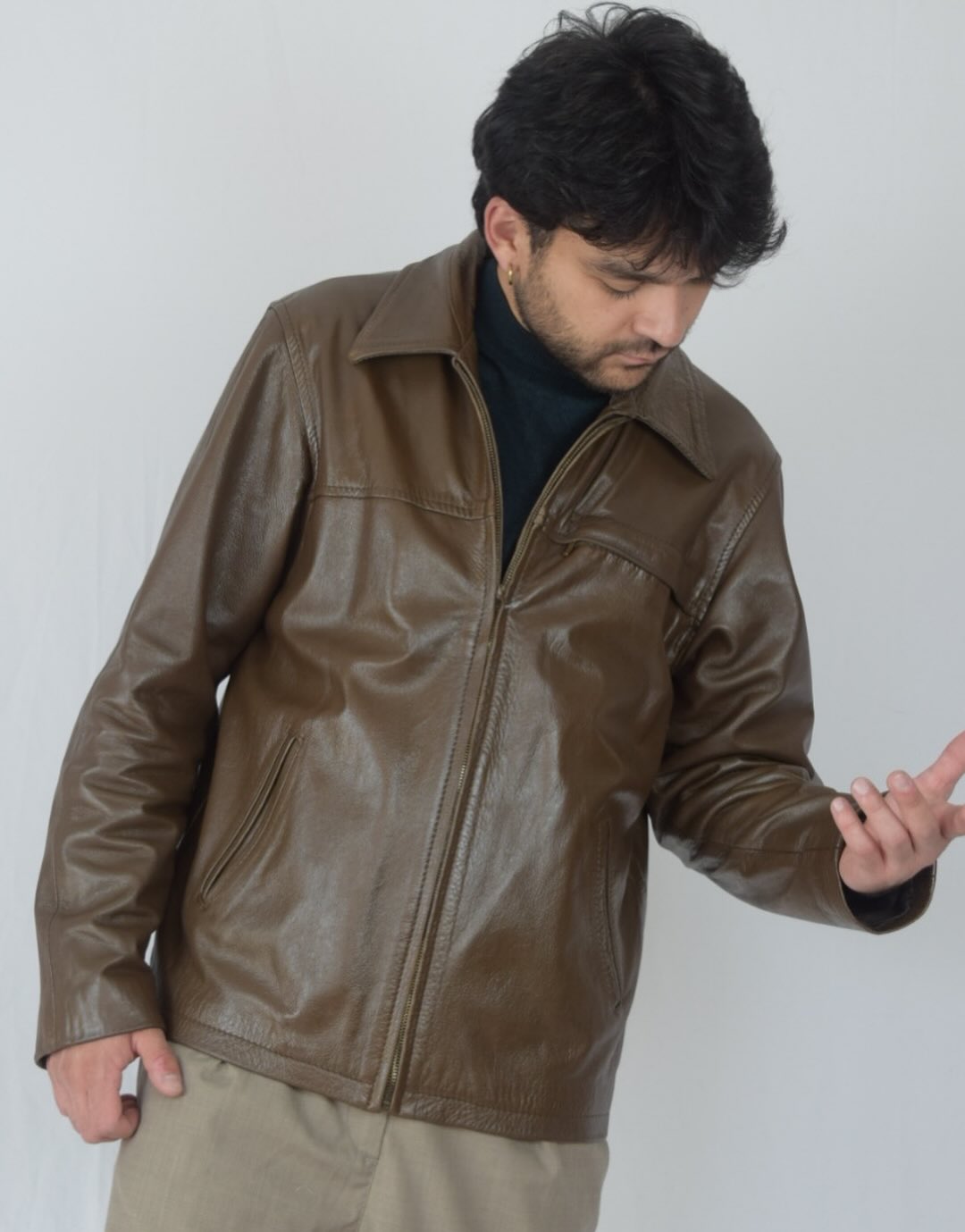 Chaqueta 100% cuero perfecta&nbsp; -